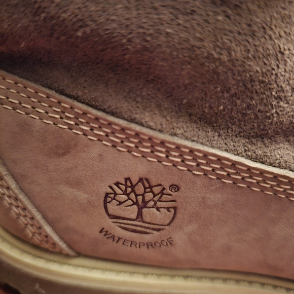 Timberland winter boots size 36. BNWOT  beige suede leather - Picture 3 of 7